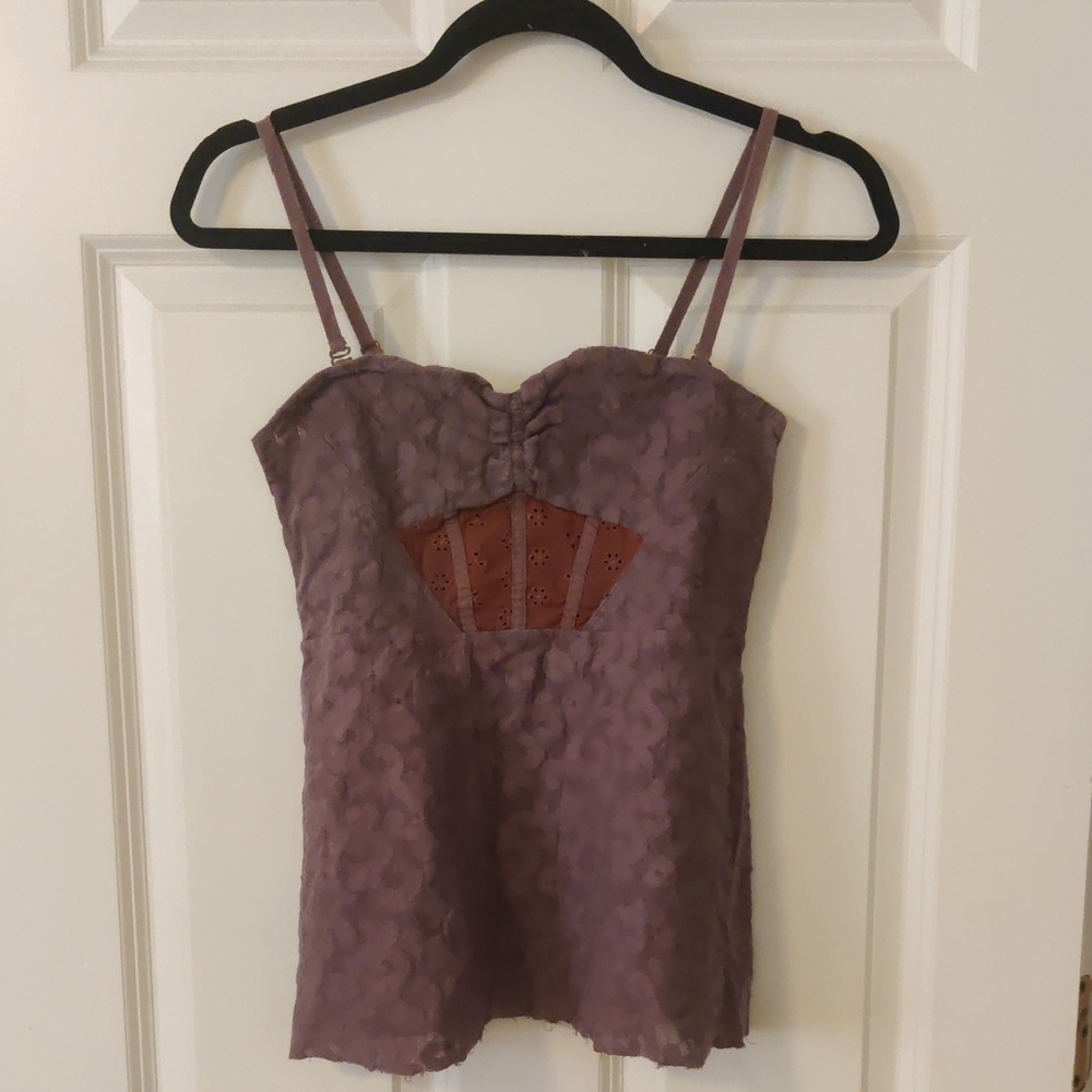 Free People Purple Lace Women’s Top